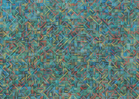 Composition in four parts and four colours