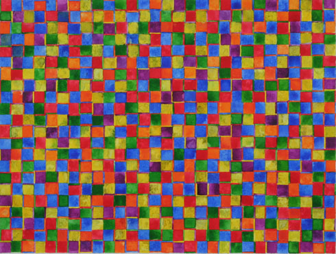 Composition in primary, secondary and complimentary hues